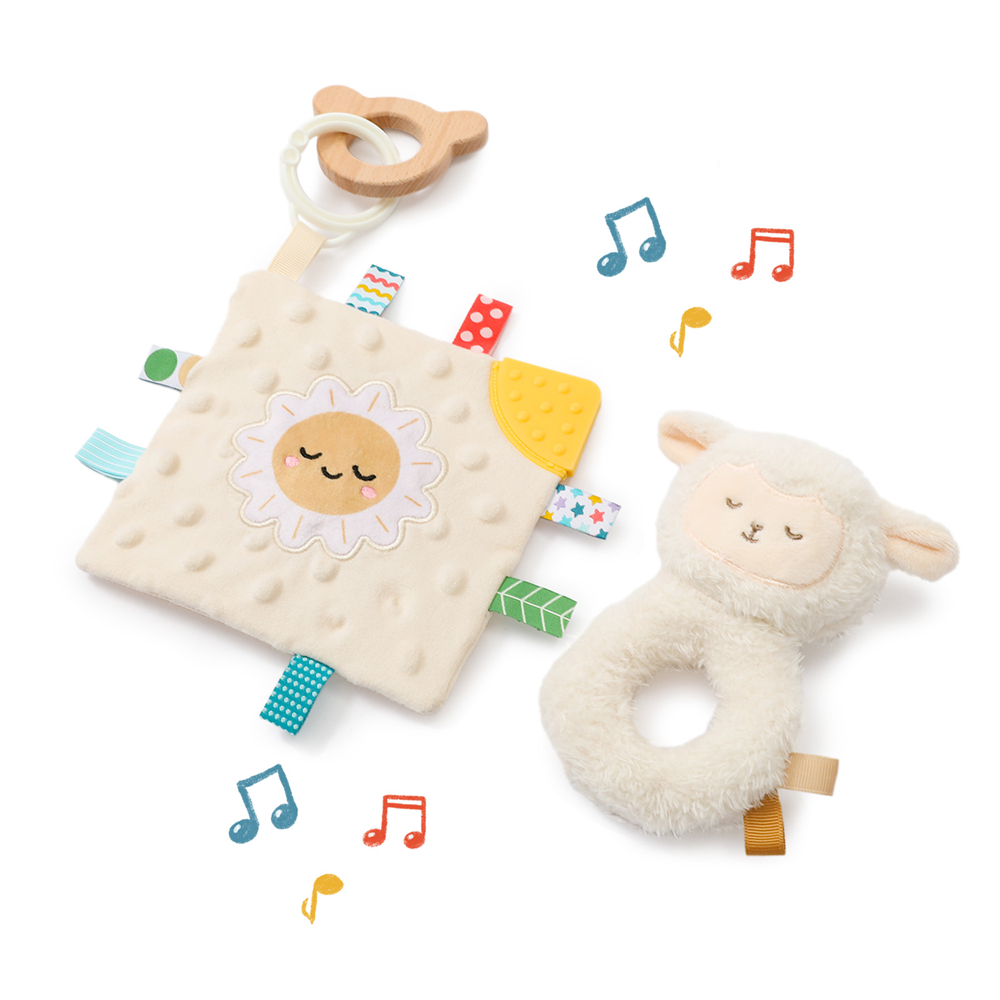 Fire Blanket Kitchen - Sheep Security Blanket and Rattle 2