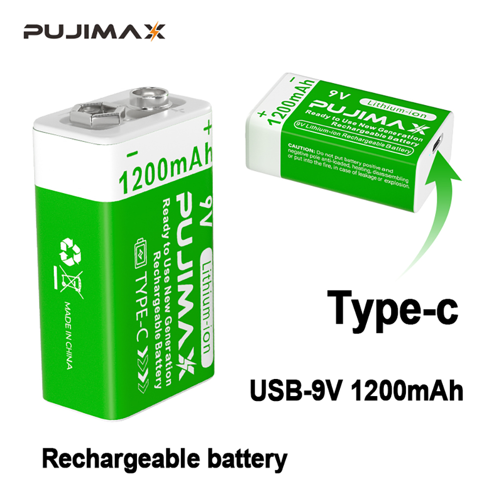 PUJIMAX 9V Rechargeable Batter - đánh giá và giá Co Detector Plug