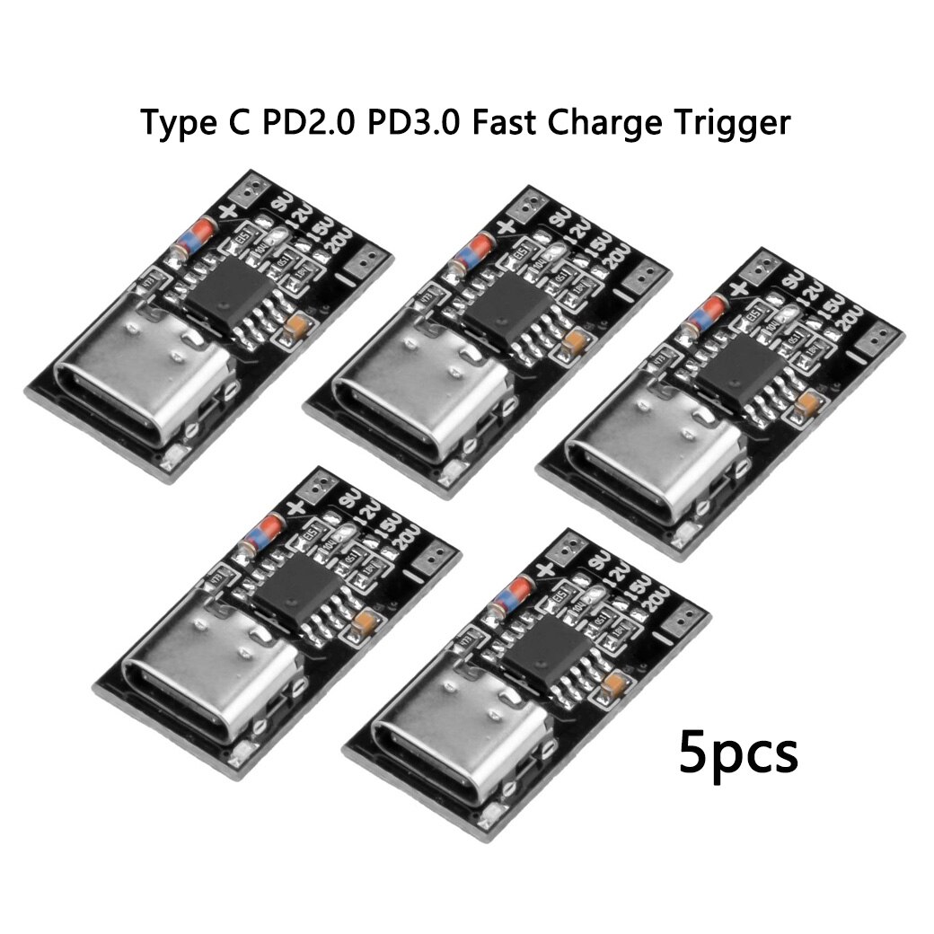5pcs Type C PD2.0 PD3.0 Fast C - đánh giá và giá Co Detector Plug